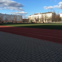 Photo taken at Стадион БГАТУ by Vania K. on 3/13/2016