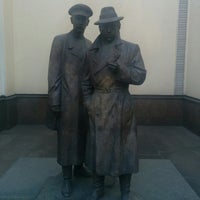 Photo taken at Пам’ятник Жеглову і Шарапову by Oleg S. on 9/19/2014