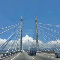 Photo taken at Penang Bridge by Syabyusof X. on 5/20/2013