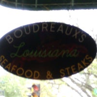 Photo taken at Boudreaux&amp;#39;s Louisiana Seafood &amp;amp; Steaks by Michael C. on 10/7/2017