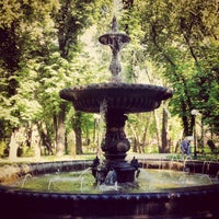 Photo taken at Mariinsky Park by Andrey R. on 5/8/2013