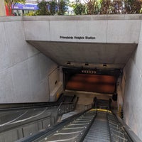 Photo taken at Friendship Heights Metro Station by Toshiya J. on 9/15/2022