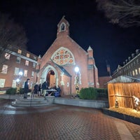 Photo taken at Dahlgren Chapel of the Sacred Heart by Toshiya J. on 12/5/2023