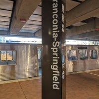 Photo taken at Franconia-Springfield Metro Station by Toshiya J. on 12/31/2023