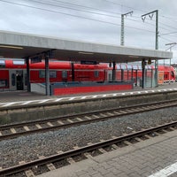 Photo taken at Bahnhof Frankfurt-Niederrad by Krystabel D. on 12/27/2023