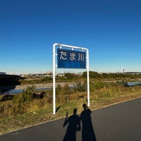 Photo taken at Tama River by monchhichi™ on 11/19/2023