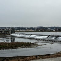 Photo taken at 多摩川 二ヶ領上河原堰堤 by monchhichi™ on 3/24/2024