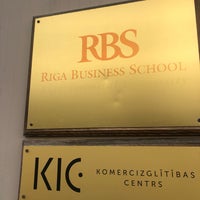 Photo taken at Riga Business School (Rīgas Biznesa skola) by Valeria L. on 9/4/2019