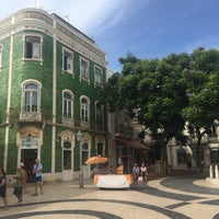 Photo taken at Praça Luís de Camões by Valeria L. on 9/30/2017