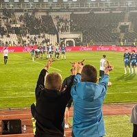 Photo taken at Partizan Stadium by Anđela R. on 10/30/2022