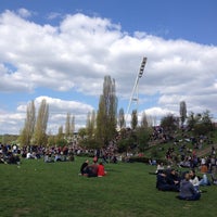 Photo taken at Flohmarkt am Mauerpark by Alejandra C. on 4/28/2013