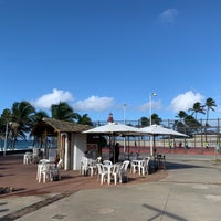 Photo taken at Praia de Itapuã by Emilio B. on 8/22/2021