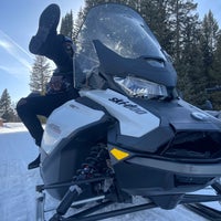 Photo taken at Steamboat Snowmobile Tours by Kojo C. on 3/25/2022