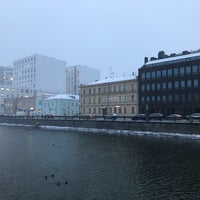 Photo taken at Садовническая набережная by Наталья Г. on 3/1/2019