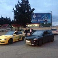 Photo taken at gathering place of street racers by Максим К. on 4/29/2014
