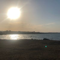 Photo taken at Buzovna Beach by Orkhan A. on 6/15/2019