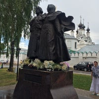 Photo taken at Памятник Петру и Февронии by Viktoria on 7/8/2018