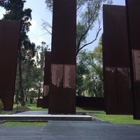 Photo taken at Memorial Víctimas de la Violencia by Dulce P. on 5/22/2018