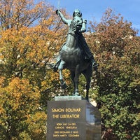 Photo taken at Simon Bolivar Statue by Luis A. on 11/11/2017