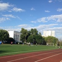 Photo taken at Футбольное Поле by Anna R. on 6/20/2014