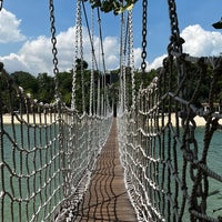 Photo taken at Palawan Beach Rope Bridge by Claire . on 4/22/2022