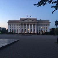 Photo taken at Центральная площадь by Kurganovaa K. on 8/7/2018