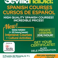 Photo prise au Sevilla Habla Languages - Spanish Courses in Seville - Cursos de español en Sevilla - Cursos de inglés en Sevilla par Sevilla Habla Languages - Spanish Courses in Seville - Cursos de español en Sevilla - Cursos de inglés en Sevilla le6/3/2018