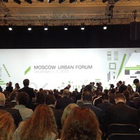 Photo taken at Moscow Urban Forum by Andrew G. on 12/5/2013