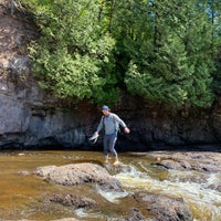Photo taken at Gooseberry Falls by Kristie L. on 6/11/2022