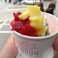 Photo taken at YOGU Premium Frozen Yogurt by Stelios T. on 5/28/2013