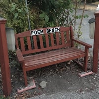 Photo taken at Poem Bench by George B. on 8/18/2016