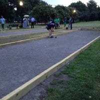 Photo taken at DC Bocce - Garfield Park by Paul B. on 7/31/2013