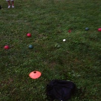 Photo taken at DC Bocce - Garfield Park by Paul B. on 8/28/2013