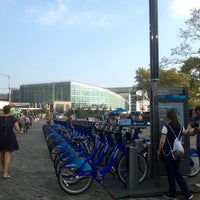 Photo taken at Citi Bike Station by VehlliaT on 9/11/2013