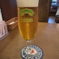 Photo taken at Beer &amp;amp; Wine Grill Ginza Lion by Koichi H. on 2/23/2024