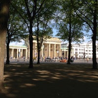 Photo taken at Brandenburg Gate by Trainersen F. on 5/5/2013