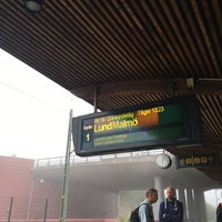 Photo taken at Ramlösa Station by Mia T. on 6/17/2016