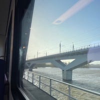 Photo taken at Moerdijk railway bridge by Erika A. on 11/19/2023
