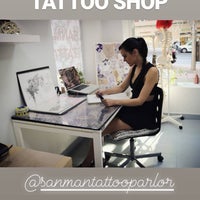 Photo taken at SanMan Tattoo Parlor by Sandra S. on 9/13/2018