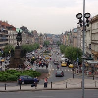Photo taken at Wenceslas Square by Юлия П. on 7/28/2013