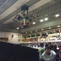 Photo taken at Naha Civic Gymnasium by Makoto N. on 1/2/2015
