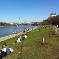 Photo taken at Vorobyovskaya Embankment by Vitaly M. on 5/2/2013