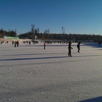 Photo taken at стадион Высокогорье by Татьяна Т. on 12/22/2013