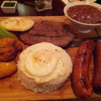 Photo taken at La Parrilla Colombian Steakhouse by juan e. on 11/4/2012