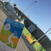 Photo taken at Quadra 1 (Centro Olimpico de Tênis) by João M. on 8/13/2016