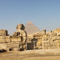 Photo taken at Great Sphinx of Giza by Massimo R. on 8/13/2014