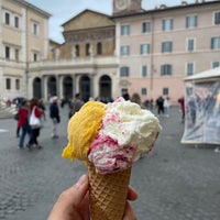 Photo taken at Piazza di Santa Maria in Trastevere by A on 5/16/2023