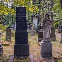Photo taken at Russisch-orthodoxe Heilige Konstantin und Helena Kirche &amp;amp; Friedhof by Elena K. on 11/3/2019
