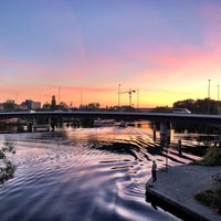 Photo taken at Nordhafenbrücke by Einhardovic on 6/28/2019