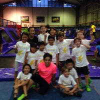 Photo taken at Amped Trampoline Park by @k1h on 8/6/2014